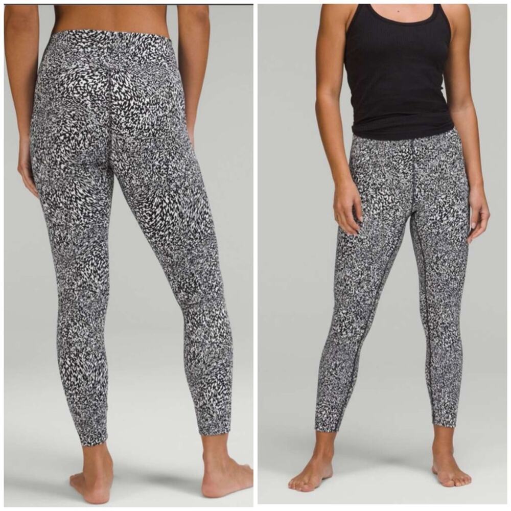 Lululemon In Still High-Rise leggings Black pattern 4
